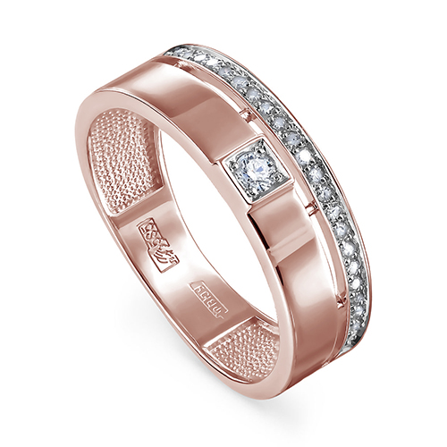 Кольцо, золото, бриллиант, 11-01293-1000